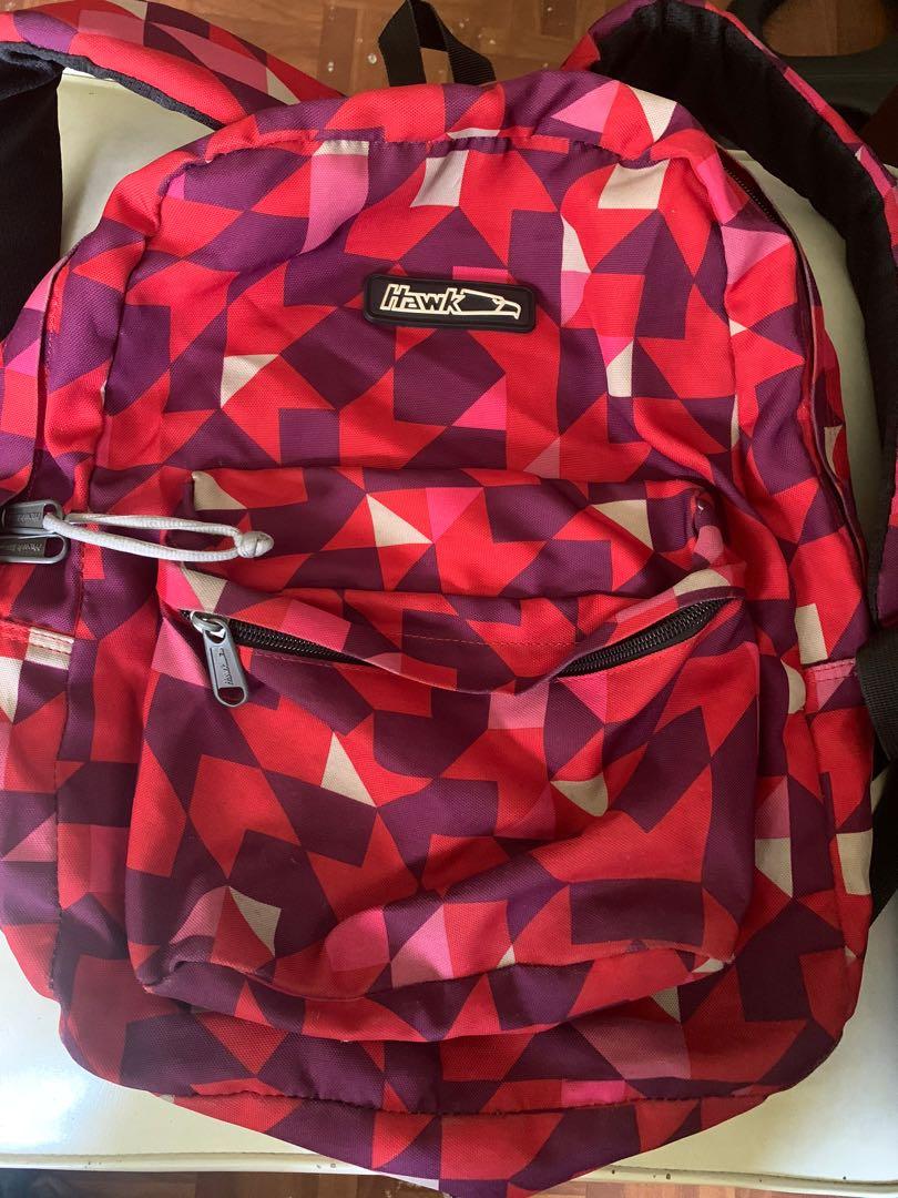 Hawk backpack (Category: Backpacks) located in Pasig City. Submitted by 2701eseer (Listing ID 1051195697, Image 1). Description: Authentic hawk bag BPI / GCASH GRAB/ LALAMOVE Shipping fee not included Message me if interested.