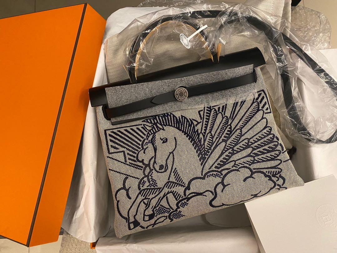Hermes Herbag 31 Pegasus Edition, Luxury, Bags & Wallets on Carousell