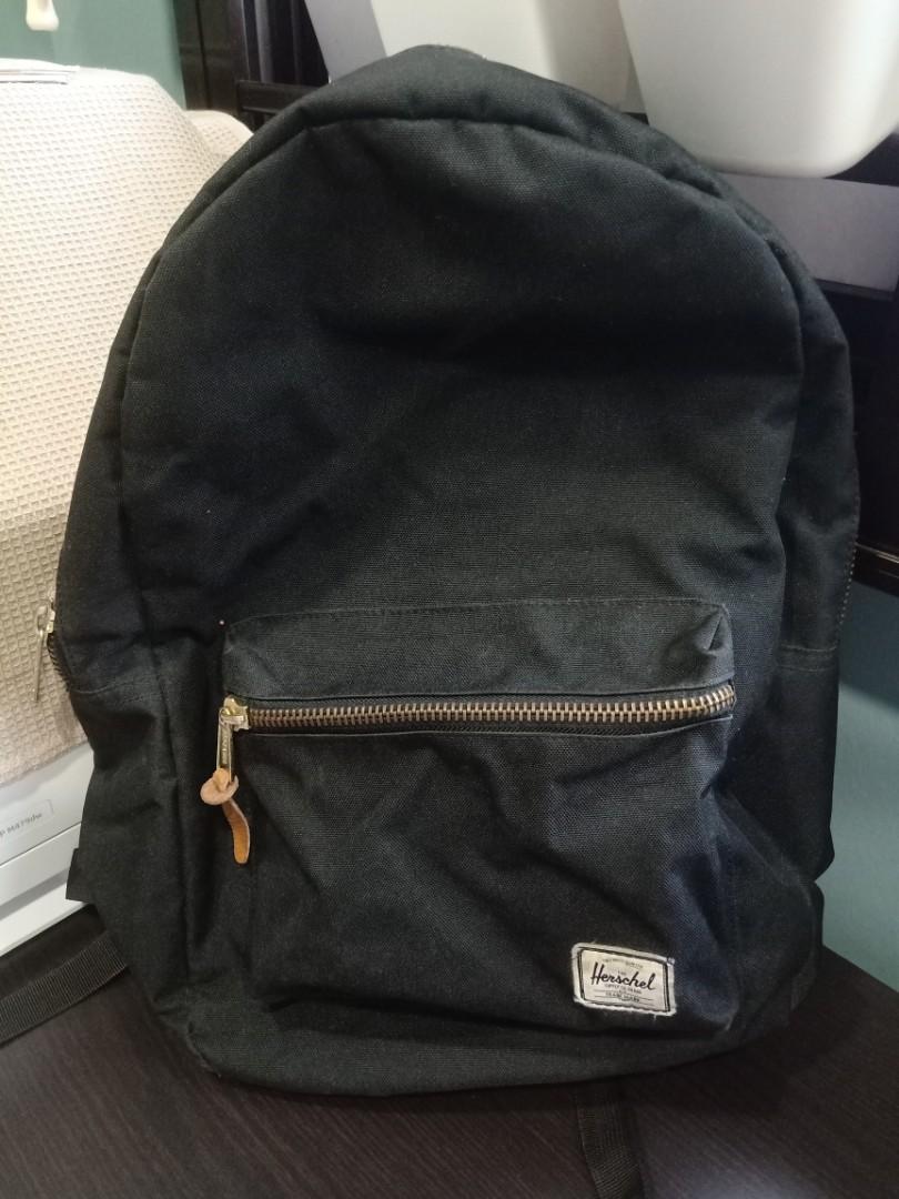 Herschel Backpack Gold Zipper Men s Fashion Bags Backpacks on Carousell