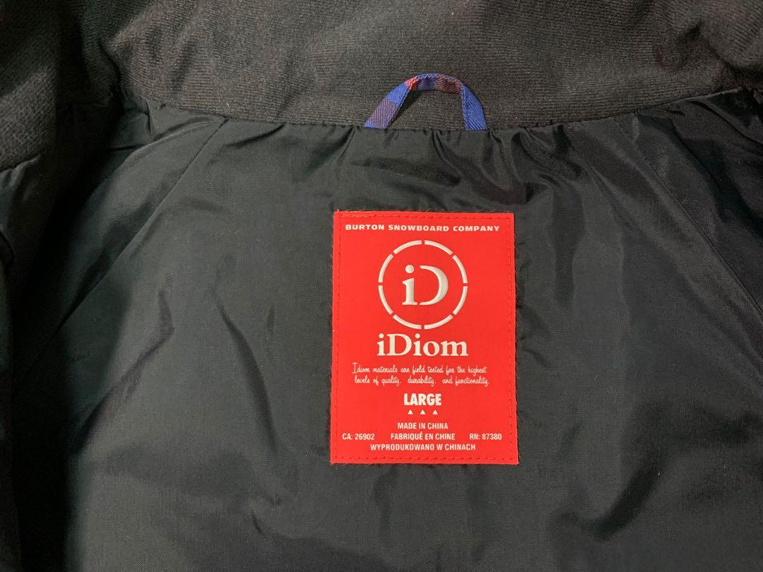 🇯🇵絕版全新idiom x burton insulator jacket size L 藤原浩, 男裝