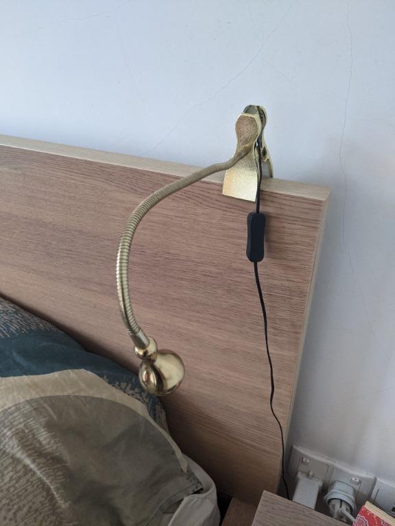 ikea navlinge led clamp spotlight furniture home living lighting fans lighting on carousell