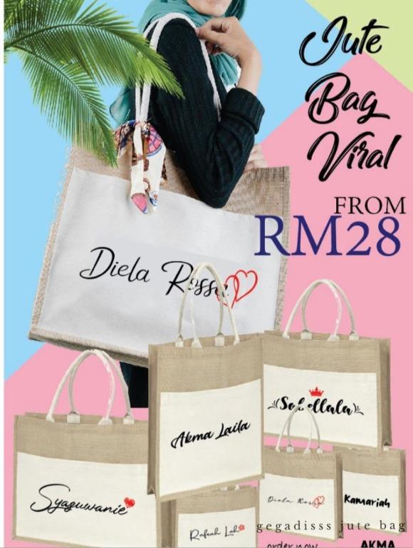 Jute discount bag viral
