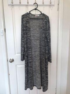 Long grey CottonOn cardigan