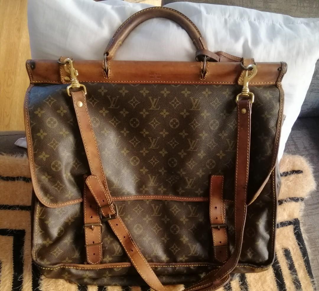 Travel Bag LV Vintage, Luxury, Bags & Wallets on Carousell