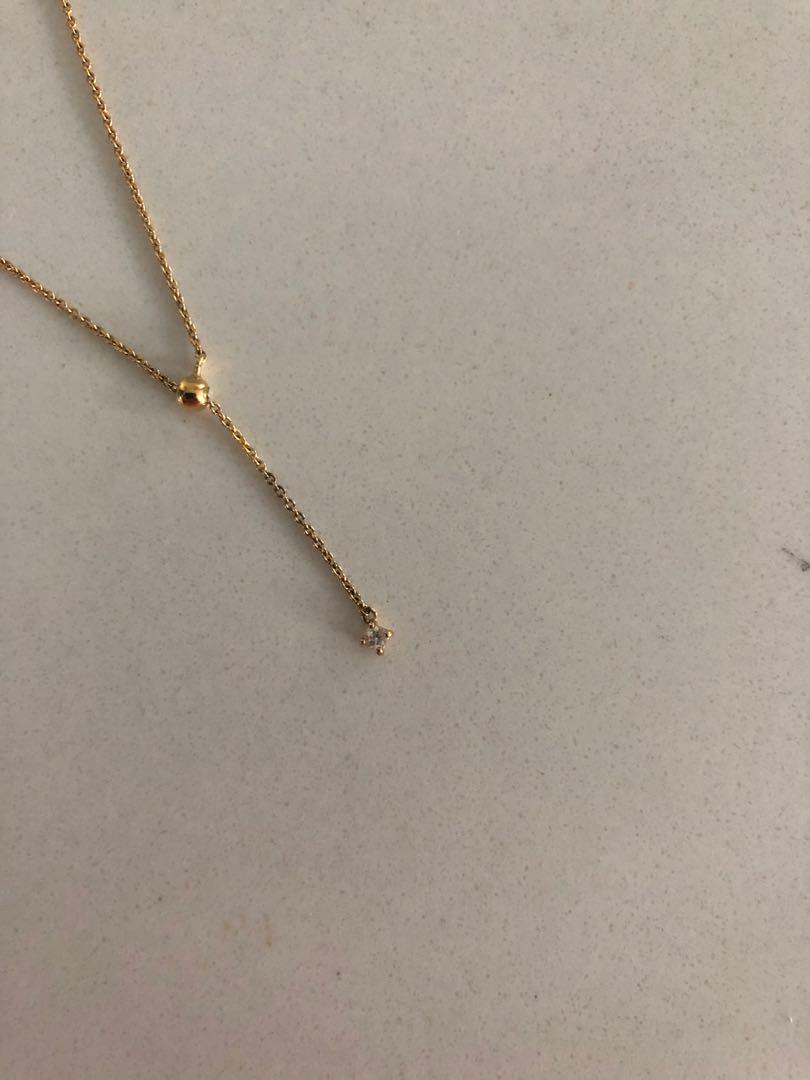 Mejuri lariat on sale slide necklace