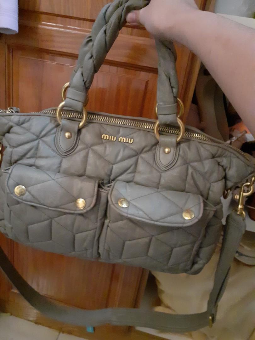 Miu miu diaper bag hotsell