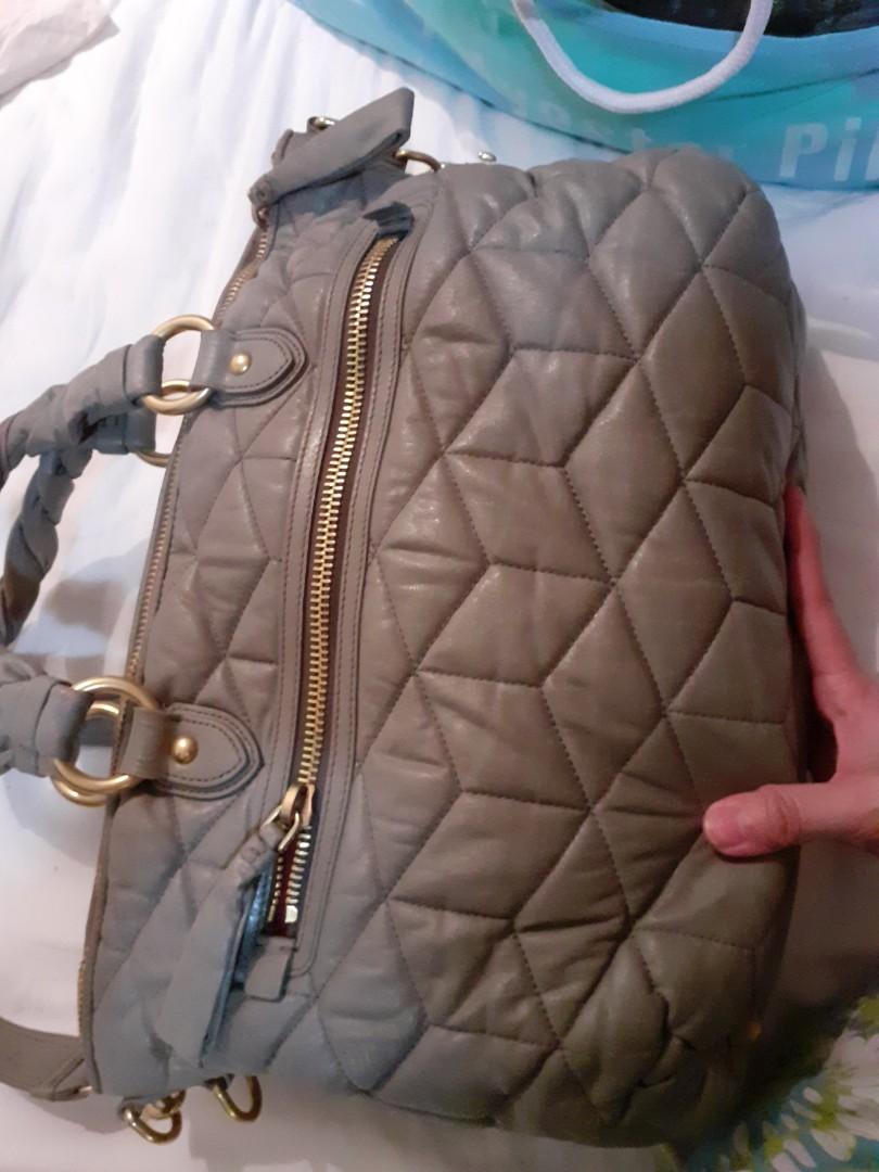 Miu miu diaper bag store