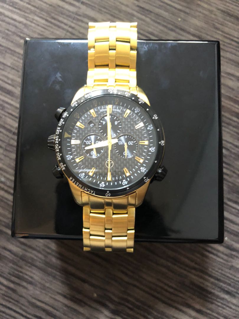 Mercedes gold watch new arrivals