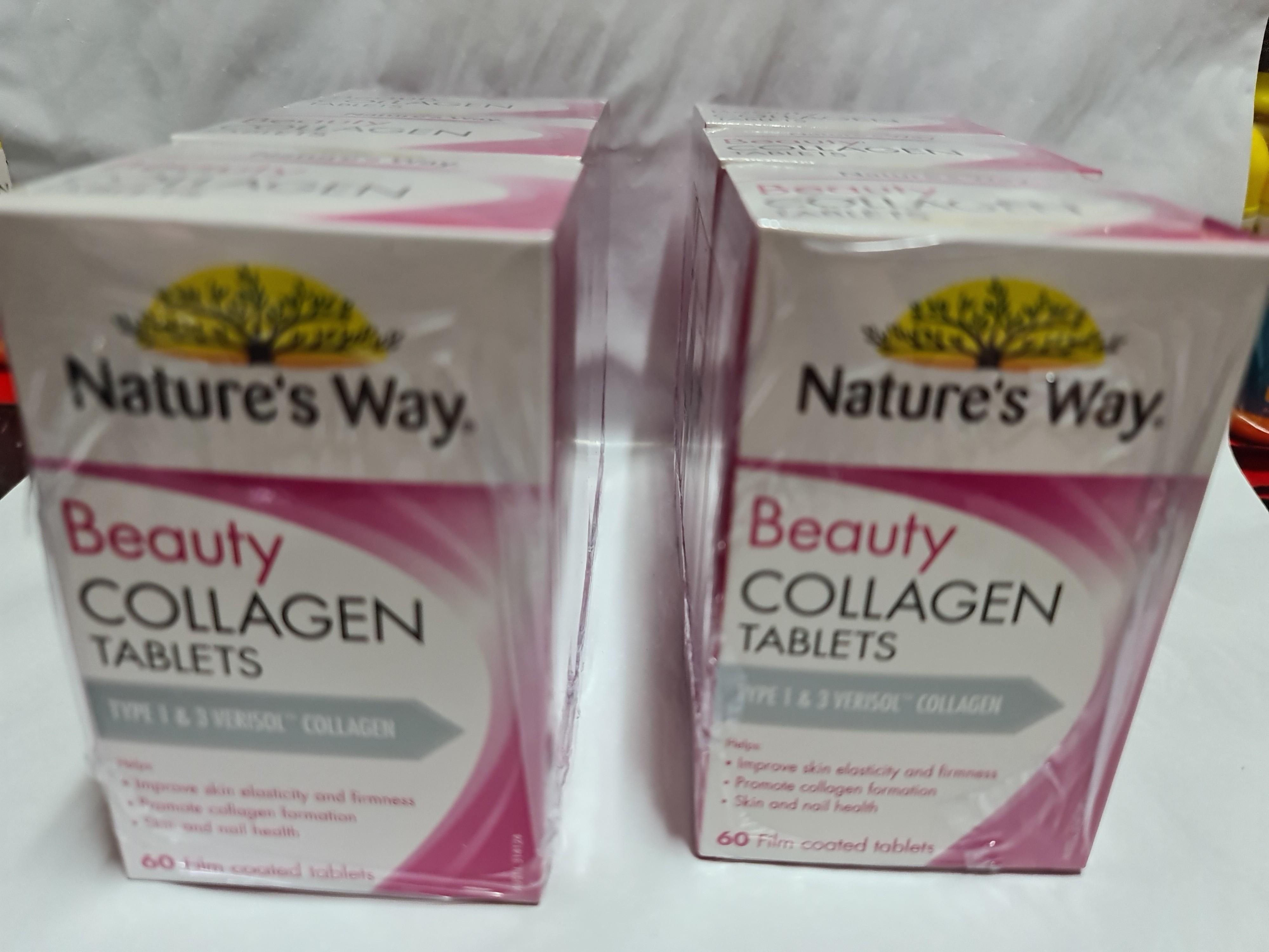 Nature S Way Beauty Collagen 60 Tablets Health Beauty Face Skin Care On Carousell