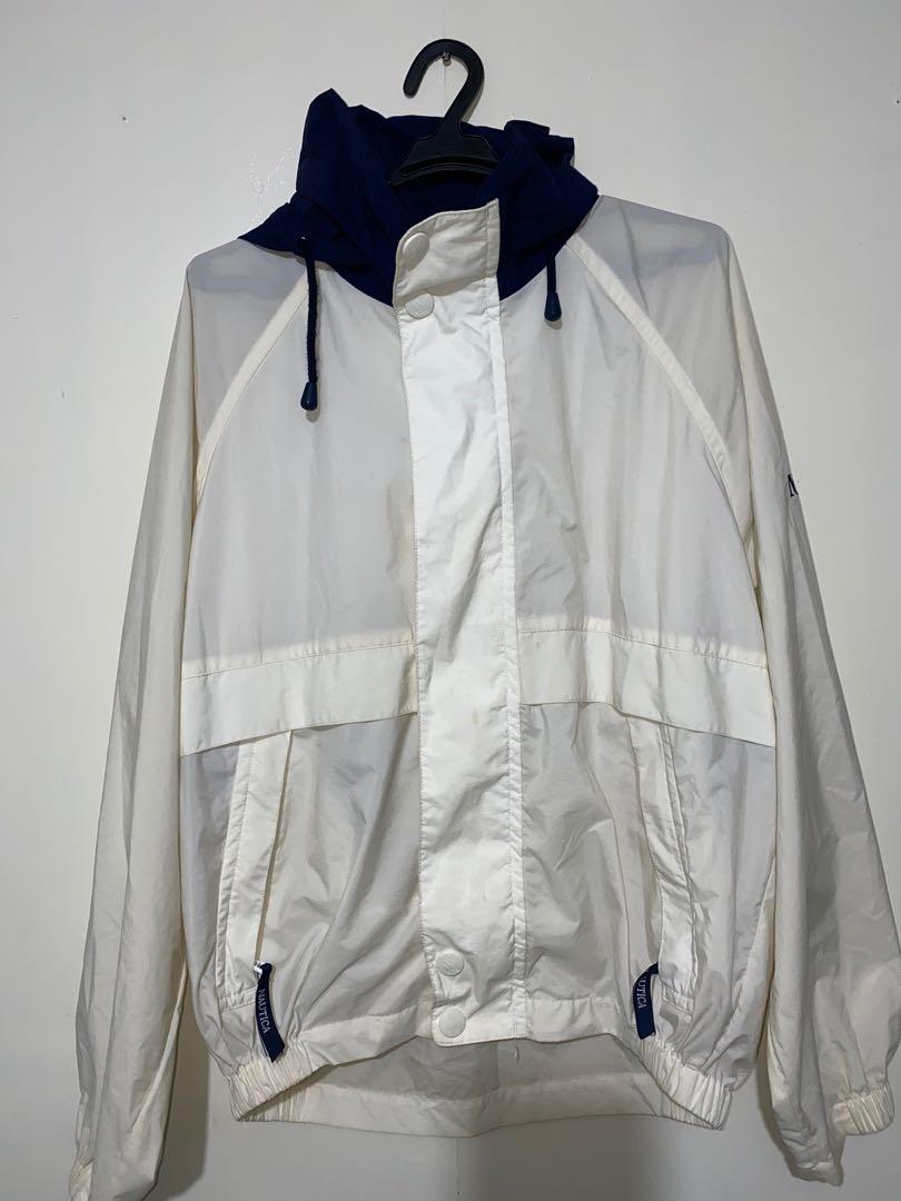 NAUTICA WIND BREAKER (Category: Formal Shirts) located in Las Pinas. Submitted by vintcondition (Listing ID 1051244536, Image 1). Description: Nautica Windbreaker (bought new) -good condition -s on tag but fits m -pocketable hood.