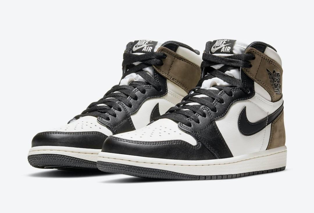 Nike Air Jordan 1 Dark Mocha brown black white sail US 8 US 7.5