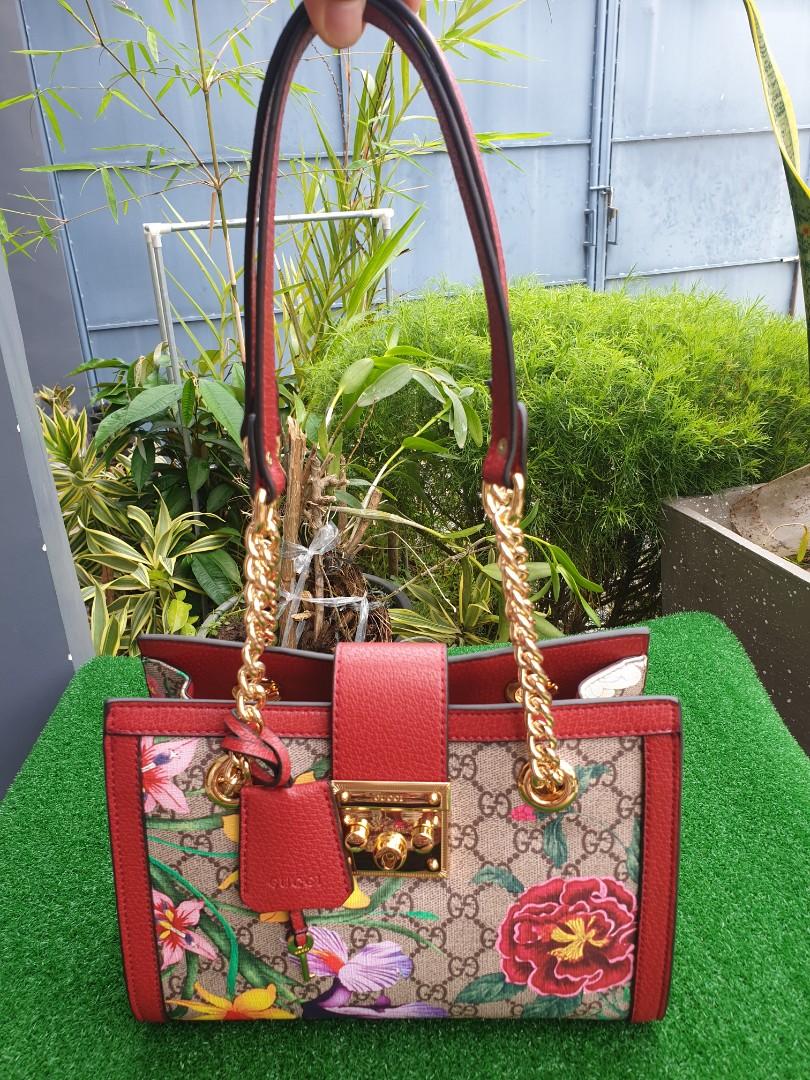 Gucci floral shoulder bag clearance