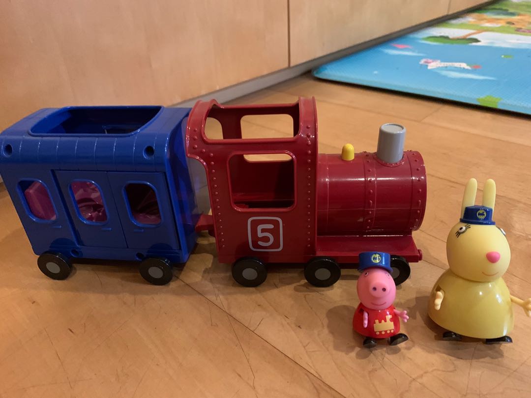 Peppa Pig-Miss Rabbit train toy, Hobbies & Toys, Toys & Games on Carousell