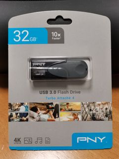Hong Kong Original PNY 32GB Turbo Attache 4 USB 3.0 Flash Drive64210511864321110