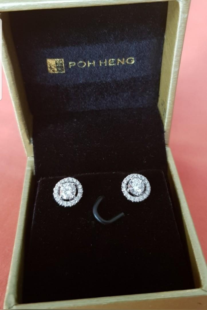 Poh heng clearance diamond earrings