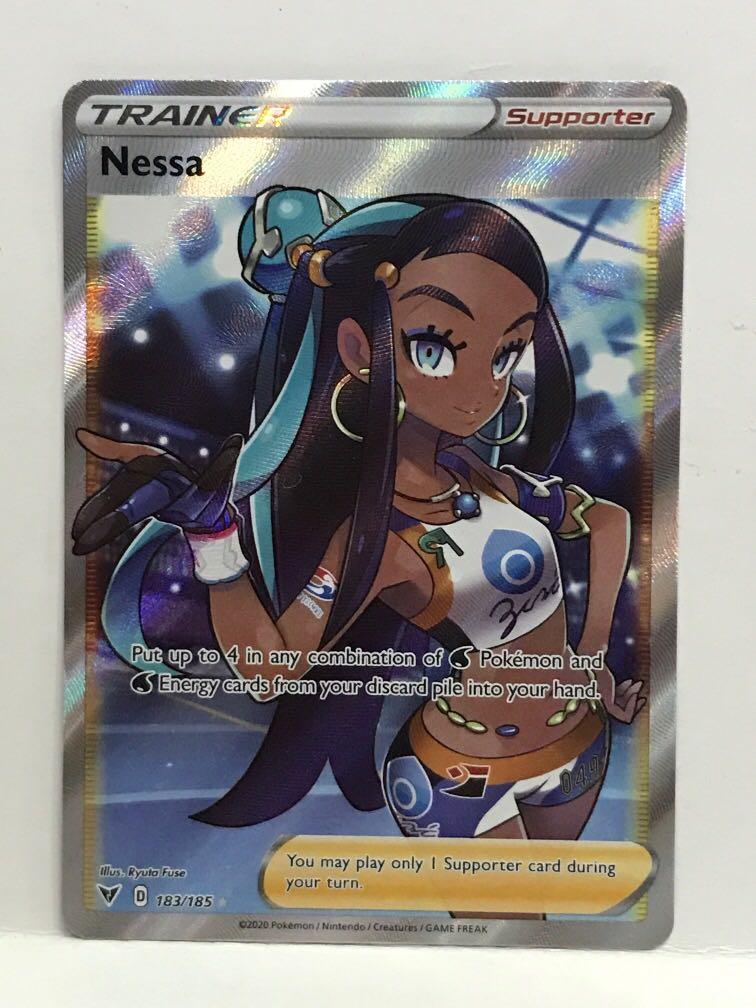 nessa rare card Pokemon Sword & Shield Vivid Voltage