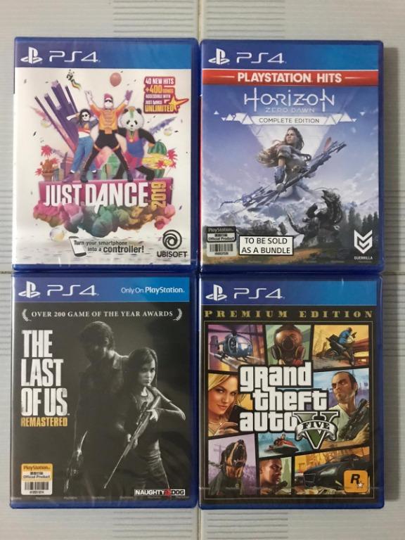 Ps4 Hits Games Just Dance Horizon Zero Dawn Last Of Us Gta Offer Toys Games Video Gaming Video Games On Carousell