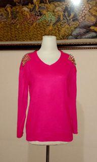 Rajut Sweater Spiky Pink