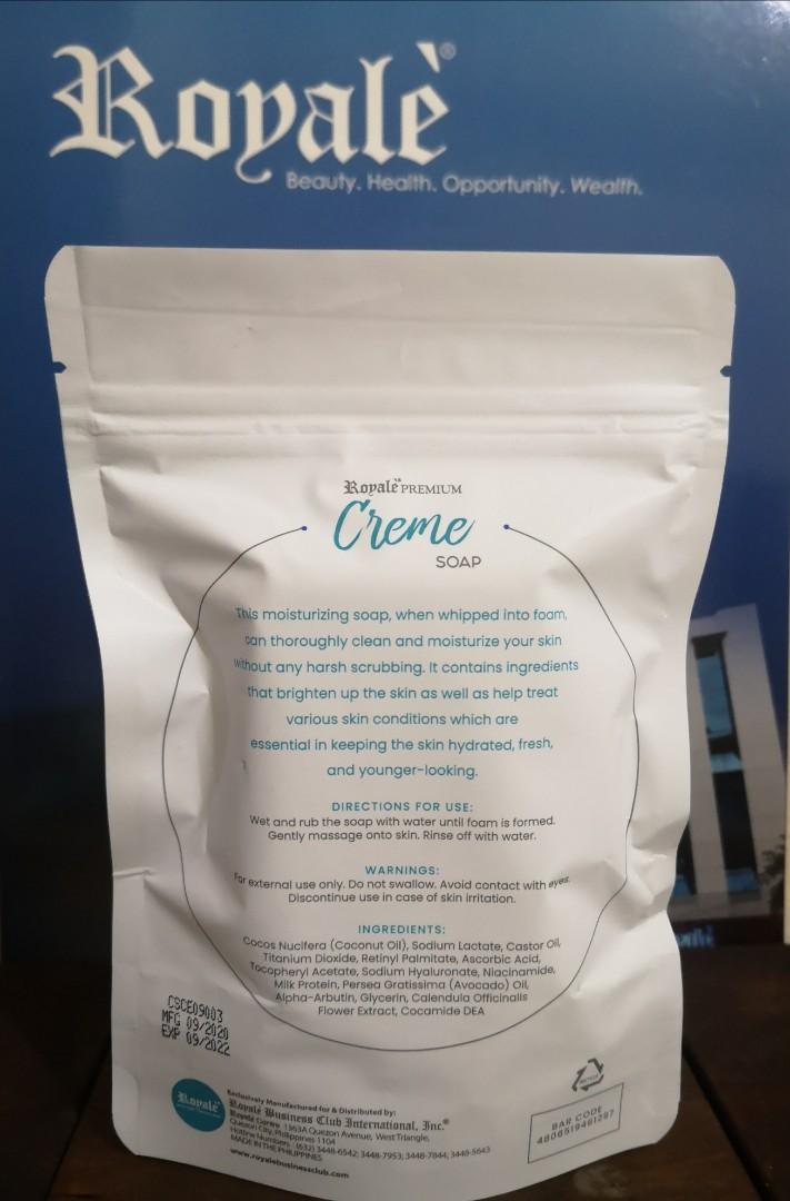 royale premium creme soap