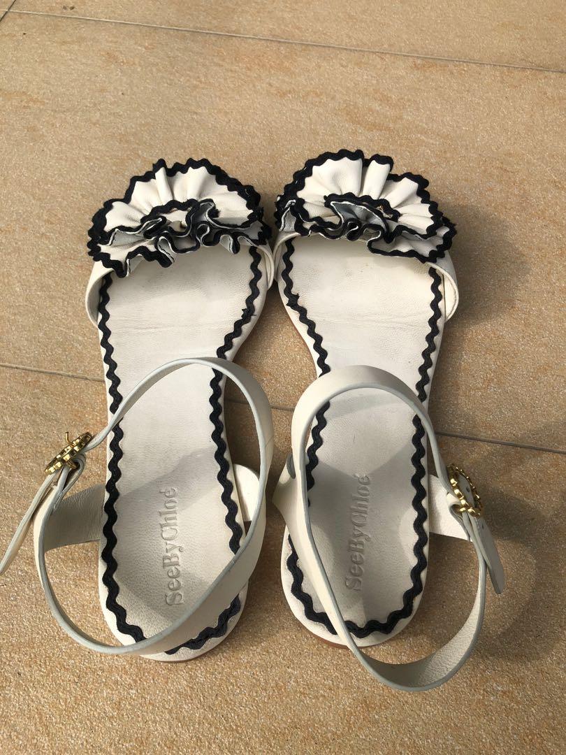 See by 2025 chloe flower sandals