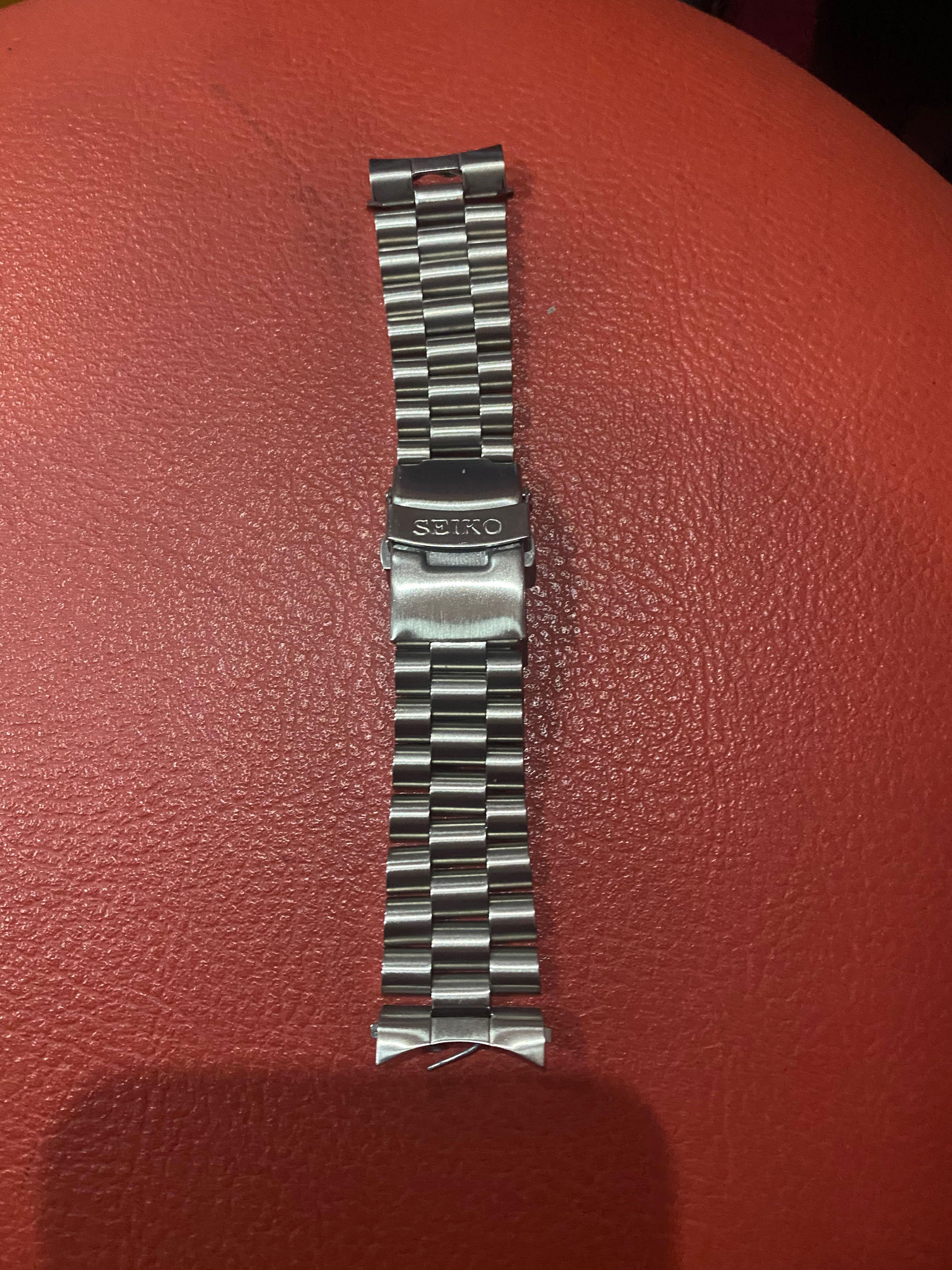 Seiko President Stainless Steel bracelet 22mm, Luxury, Watches on Carousell