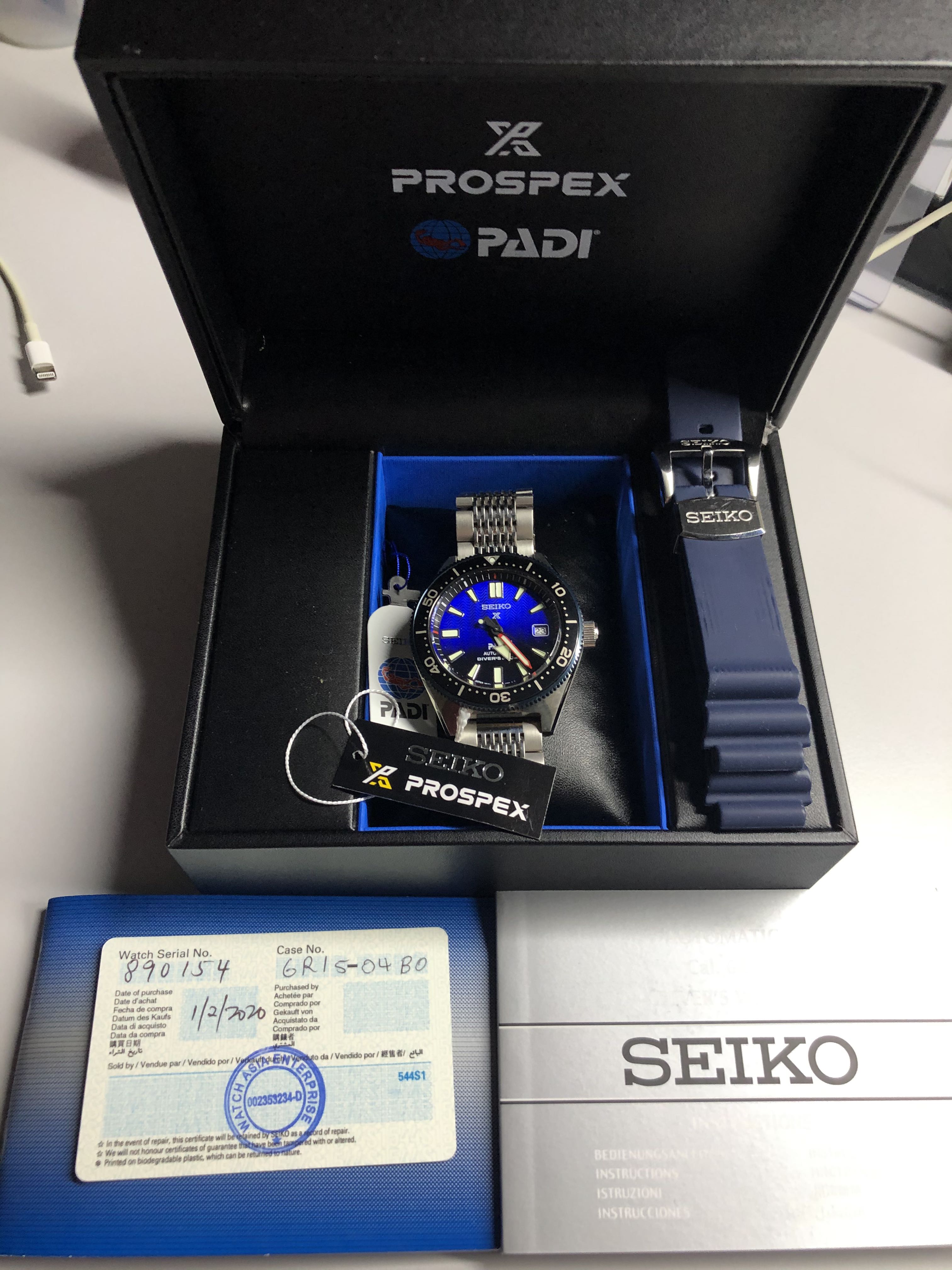 Seiko Prospex Special Edition PADI SPB071J1 Watch, Men's Fashion, Watches &  Accessories, Watches on Carousell