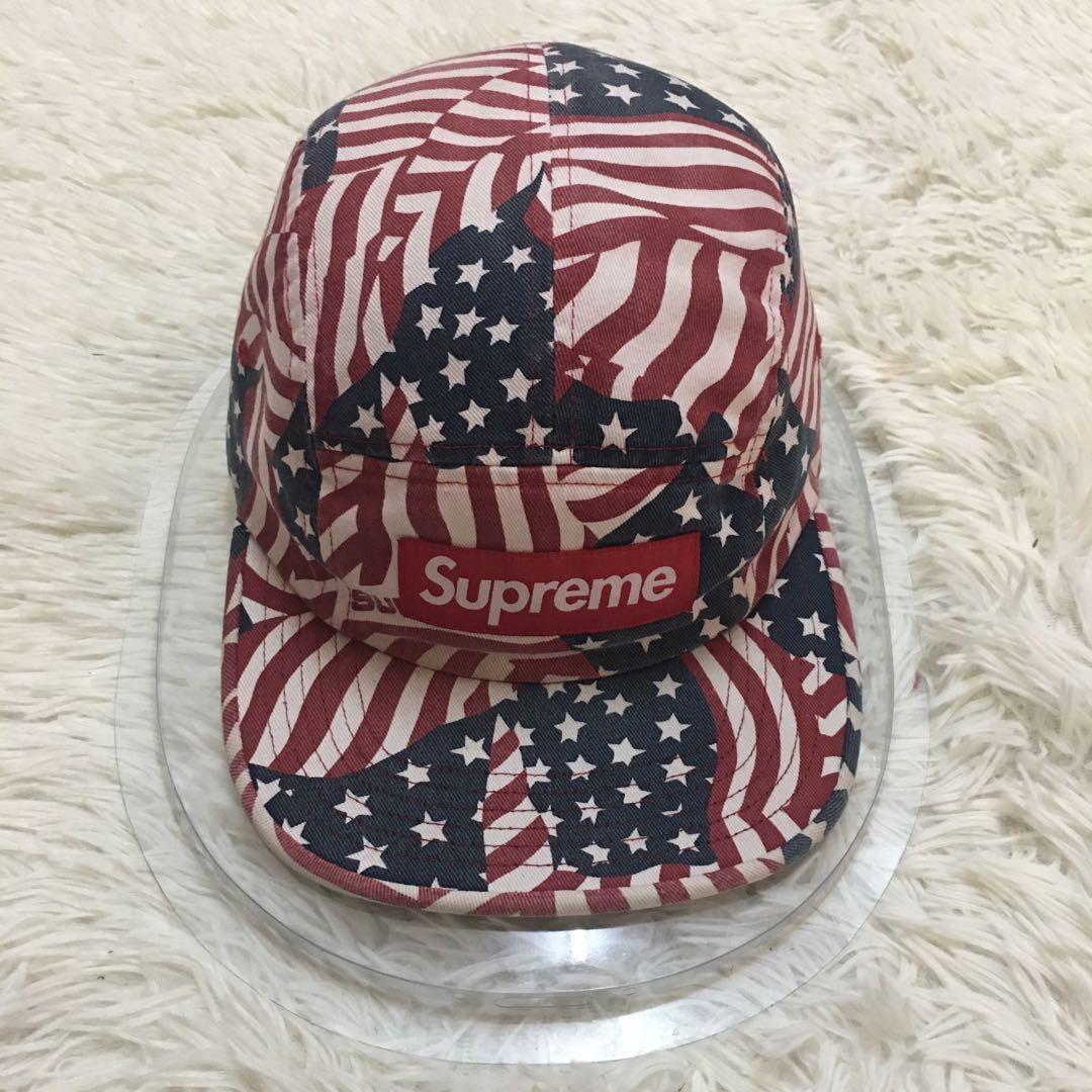 Supreme american flag hat clearance