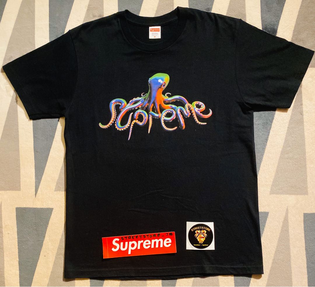 Supreme tentacles sales tee black
