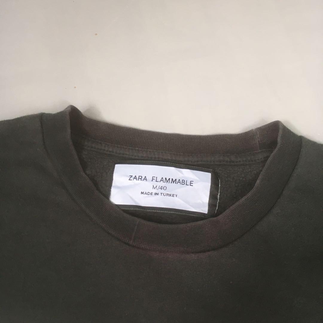 Sweater crewneck zara flammable size M 