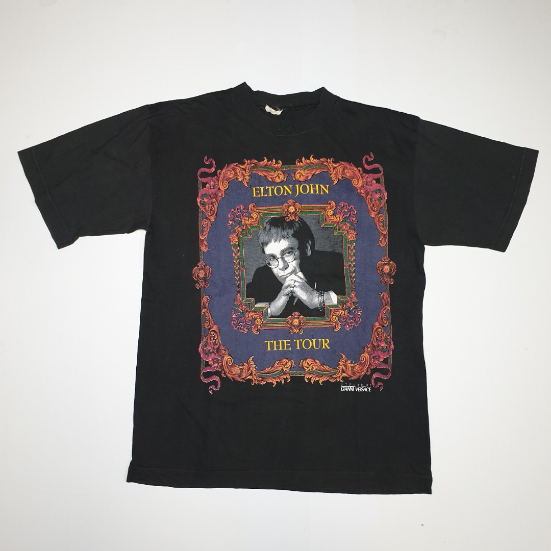 elton john versace shirt