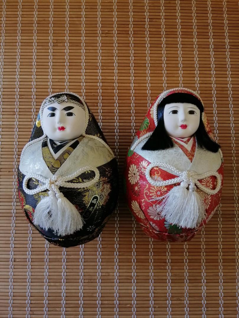 Vintage Japanese Roly Poly Wedding Dolls, Hobbies & Toys, Memorabilia ...