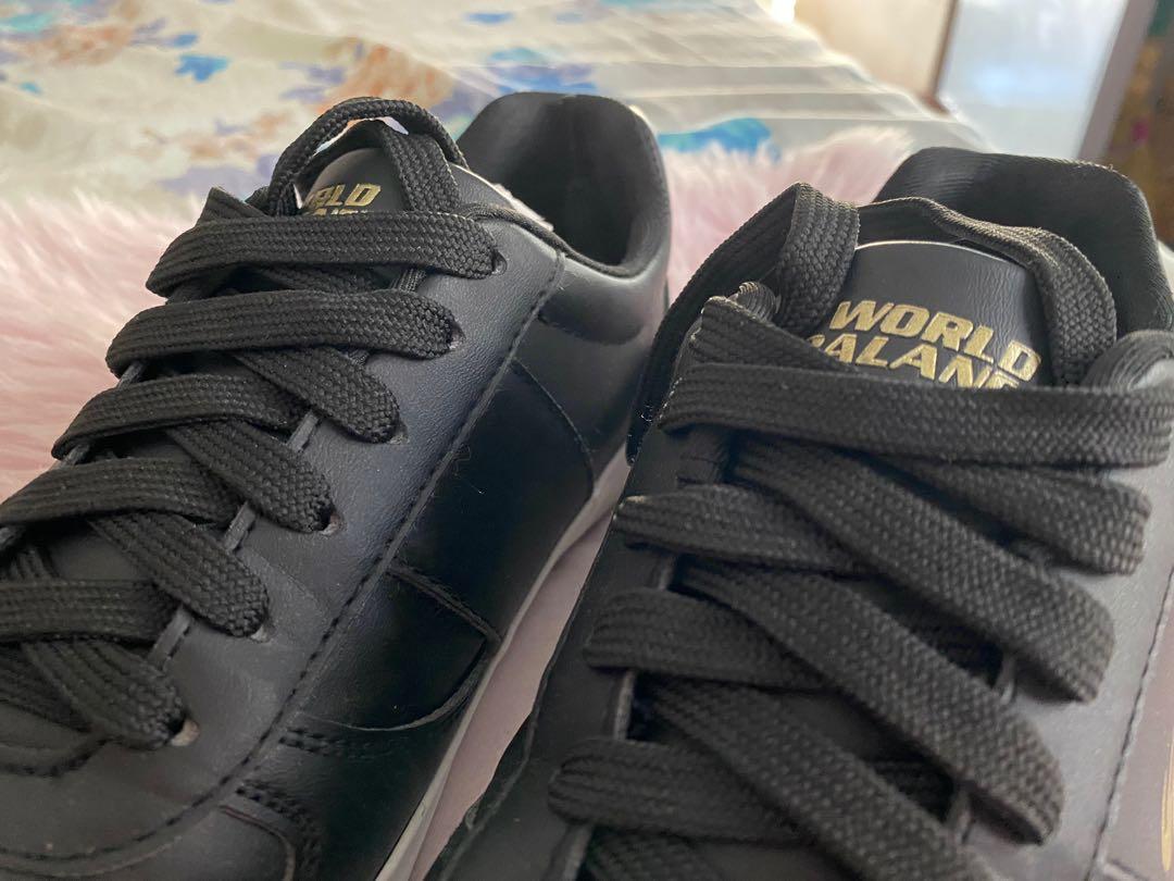 Black shoes world balance clearance