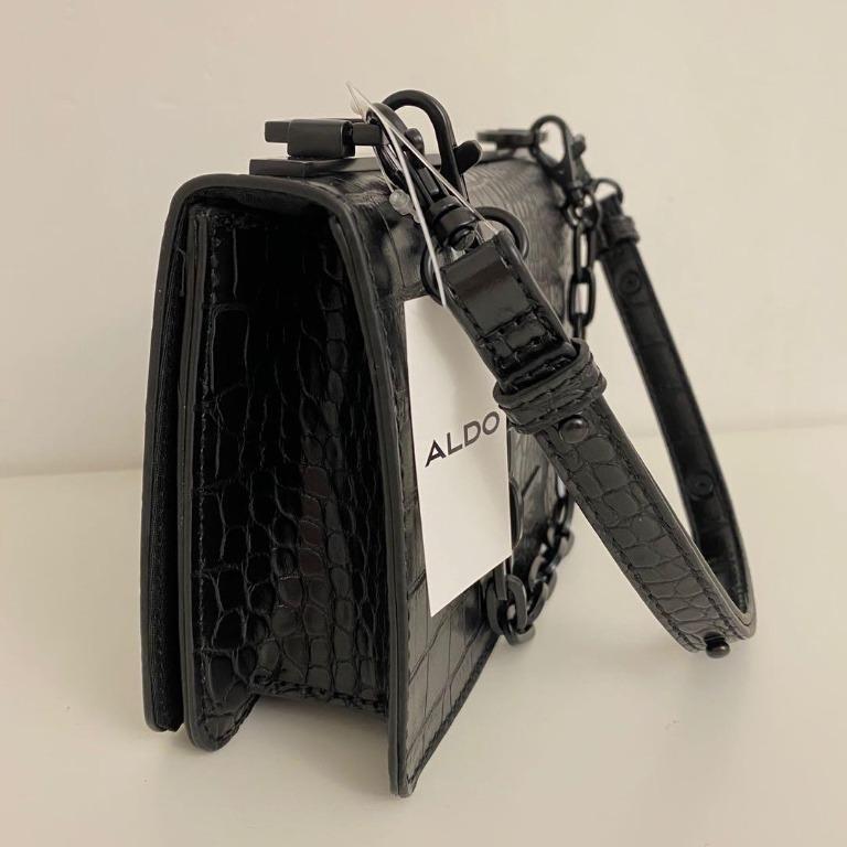 100 NEW ALDO Dabouca Black Shoulder Bag Women HandBags