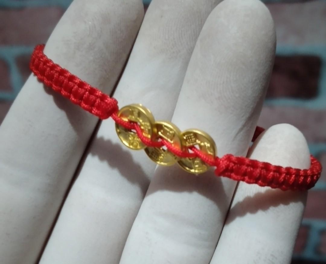 24k lucky coin bracelet