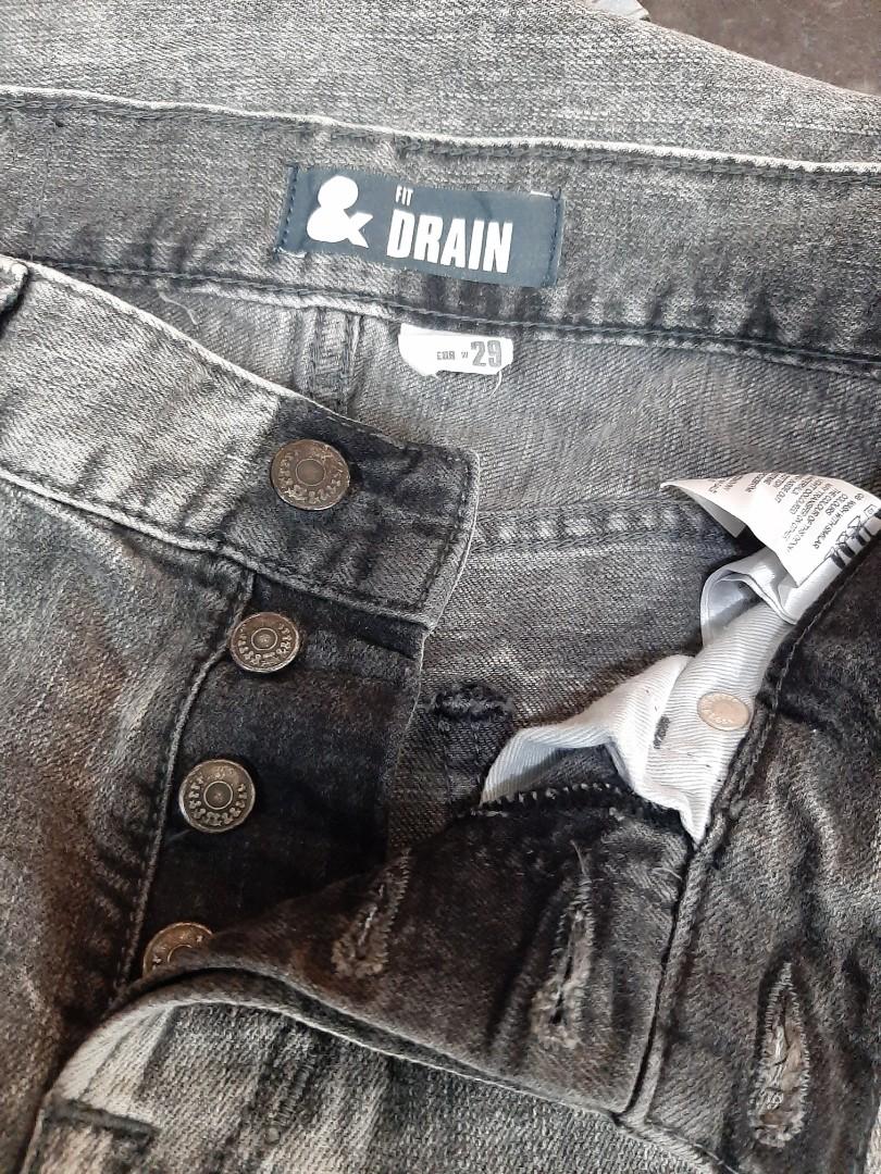 H&m 2024 drain jeans