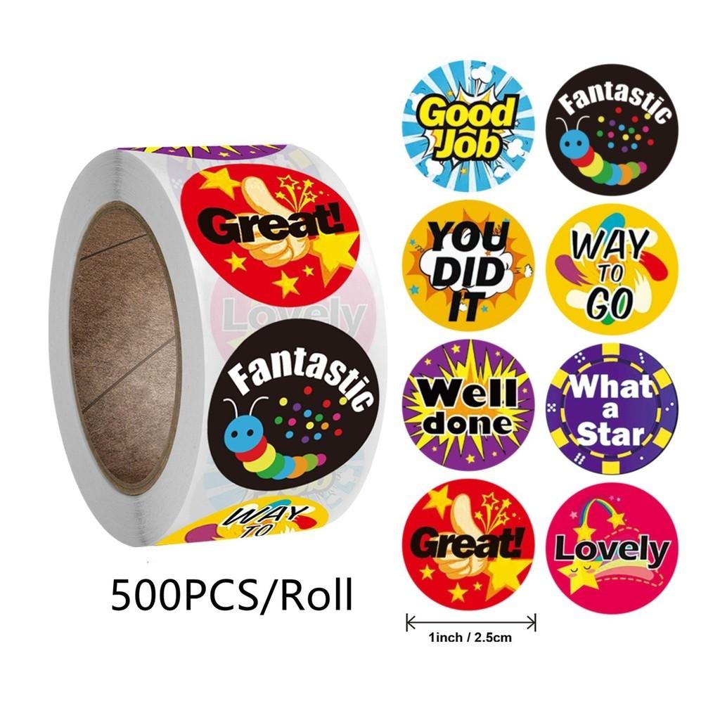 500 pcs Teacher Reward Stickers Encouragement Party For Kids, Hobbies ...