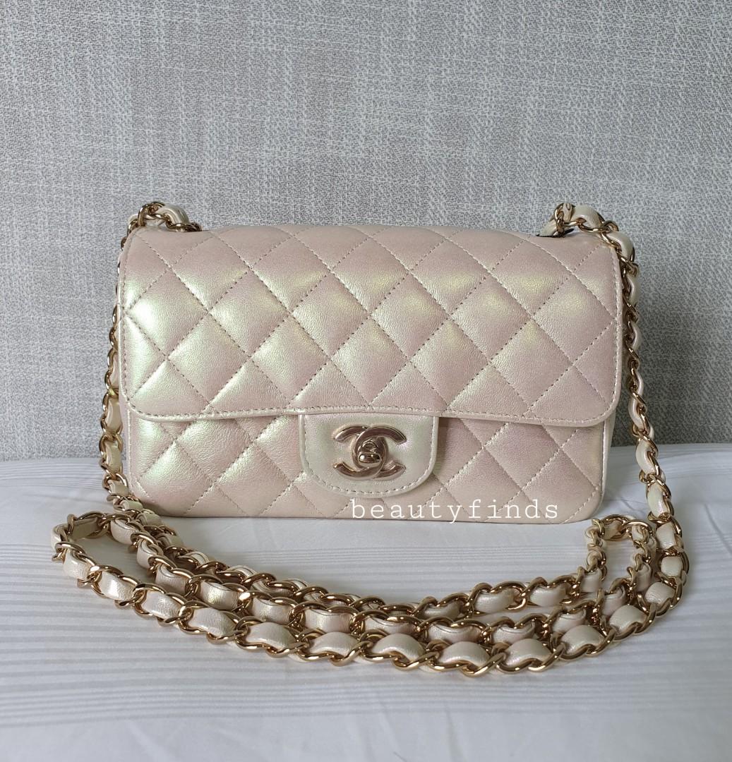 🦄💖 BRAND NEW: Chanel Mini Rectangular (Iridescent Ivory), Women's  Fashion, Bags & Wallets, Cross-body Bags on Carousell