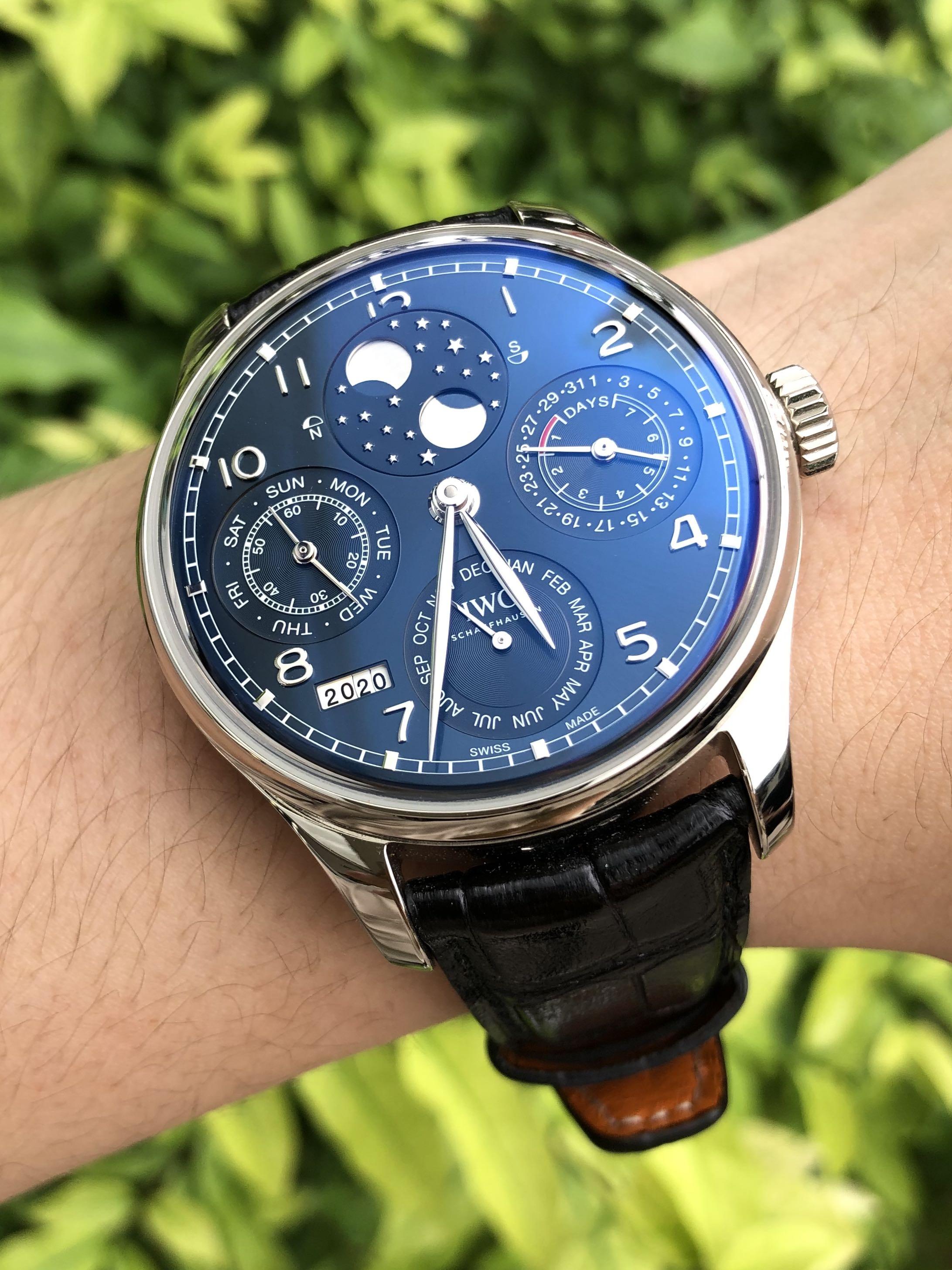 SOLD IWC Perpetual Calendar IW503401 white gold