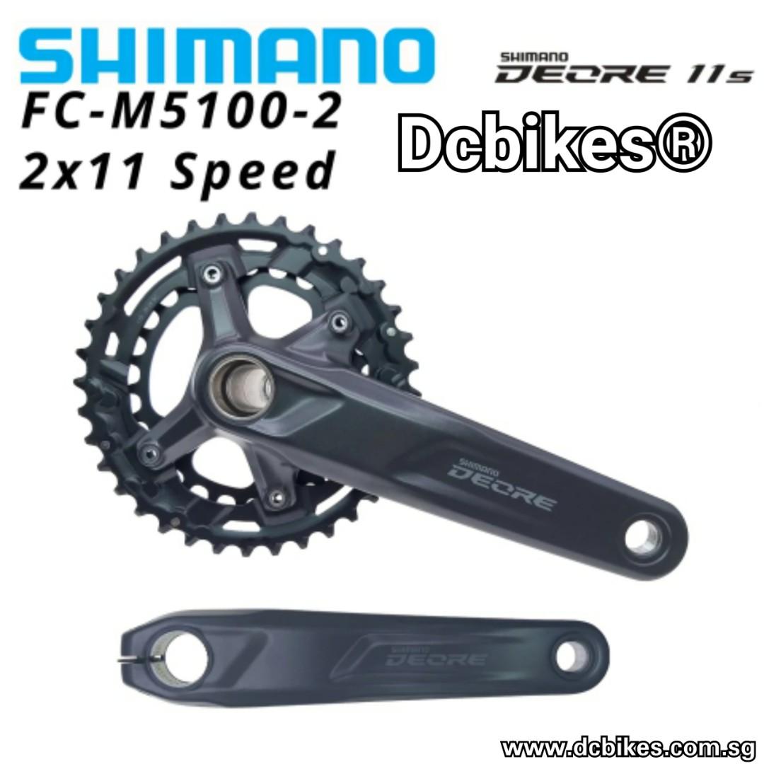 🆕! Shimano 26T/36T Deore FC-M5100 2 