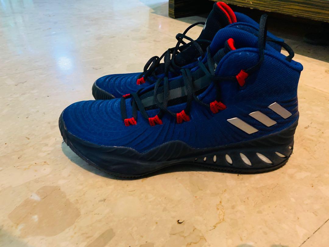 Adidas Crazy Explosive Hyperdunk 2017 Royal Blue Men s Fashion Footwear Sneakers on Carousell