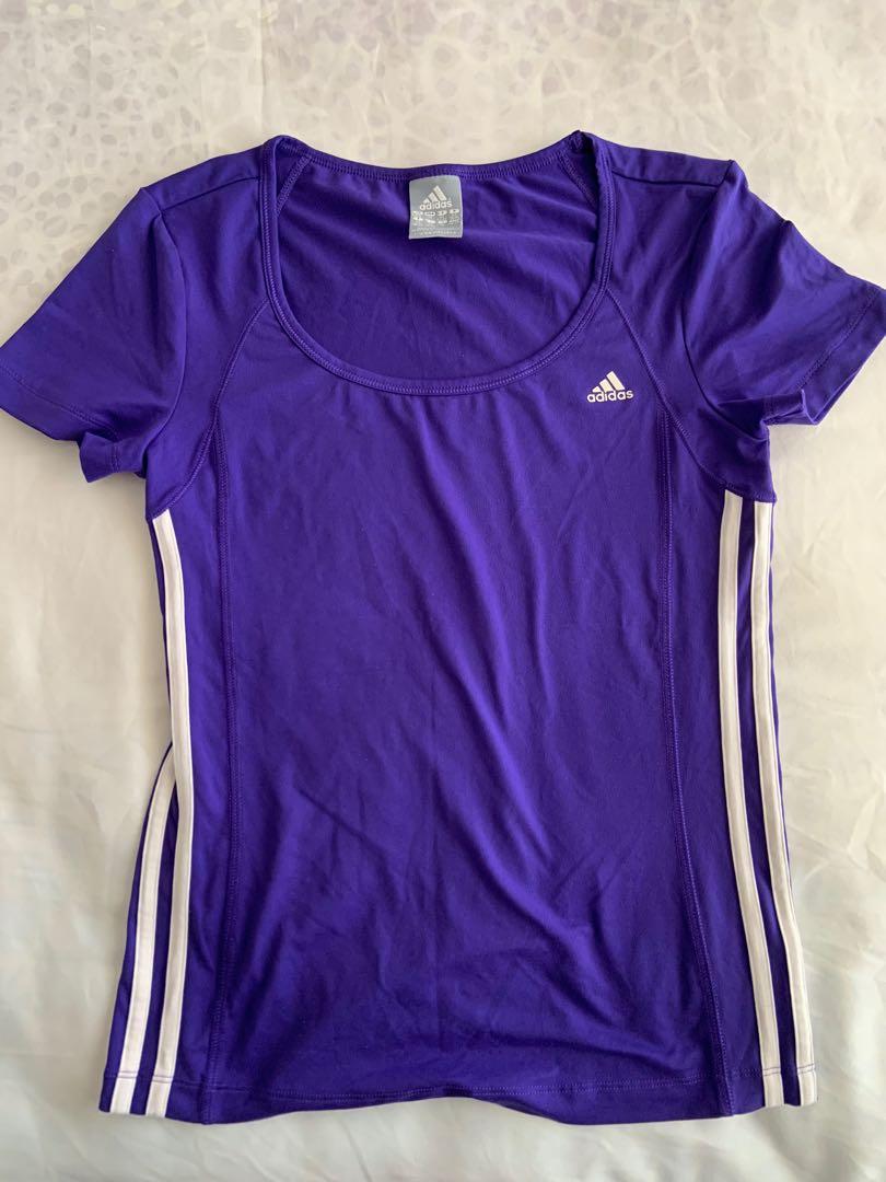 purple adidas apparel