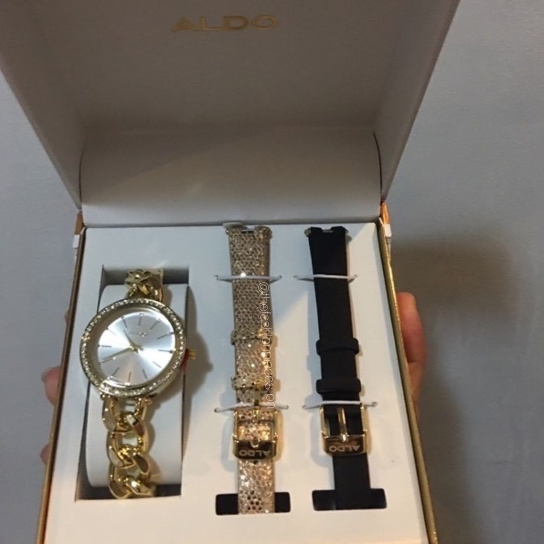 Aldo women's store watch set