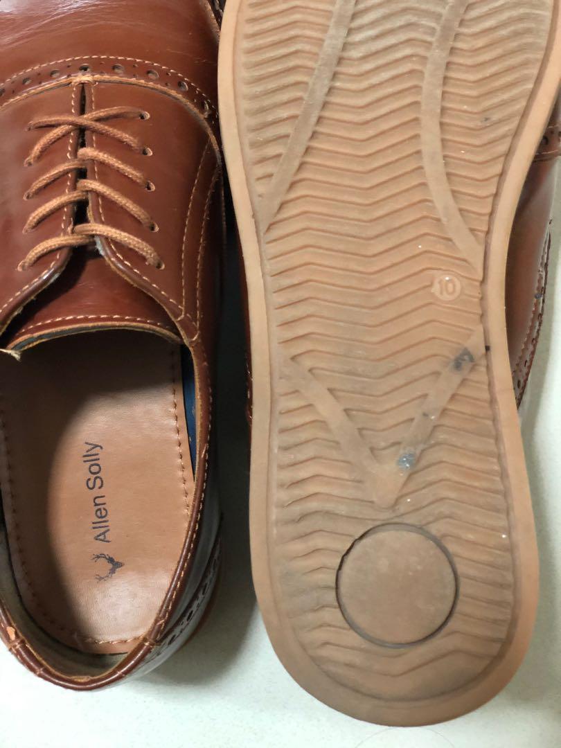 Allen solly new arrivals tan shoes