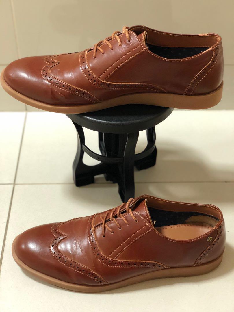 Allen Solly Formal Shoes Brogues Tan Men s Fashion Footwear