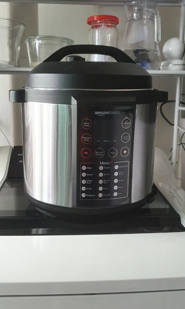 Amazonbasics pressure cooker, Home Appliances, Kitchenware on Carousell