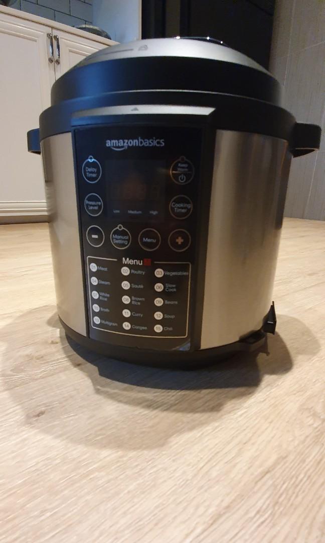 Amazonbasics pressure cooker, Home Appliances, Kitchenware on Carousell