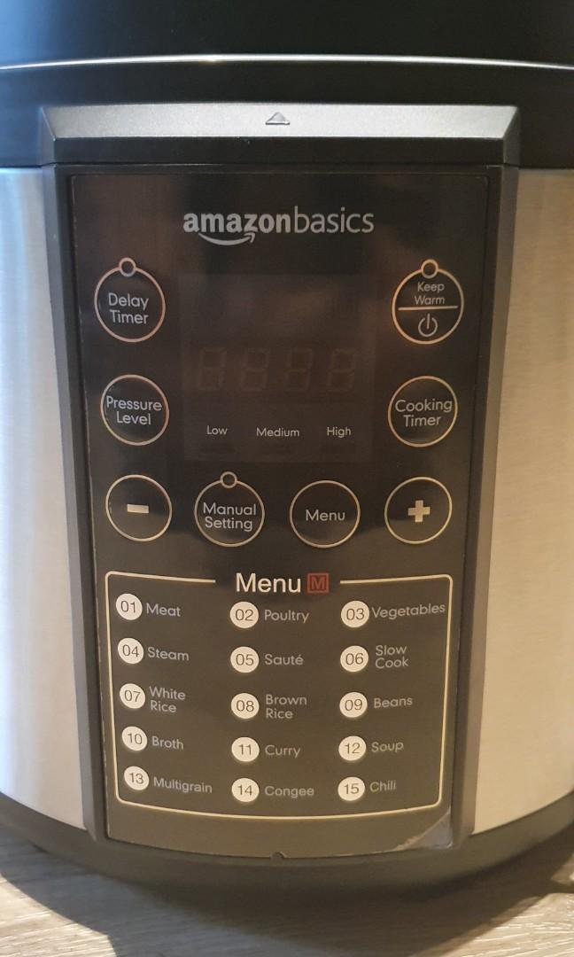 Amazonbasics pressure cooker, Home Appliances, Kitchenware on Carousell
