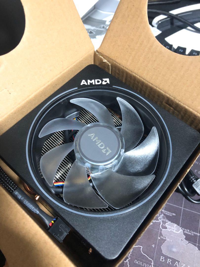 AMD Wraith Prism LED RGB Cooler Fan, Computers & Tech, Parts ...