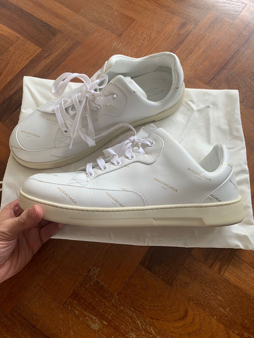 Balenciaga white sneakers 100 authentic Men s Fashion Footwear