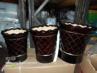 Big Ceramic Porcelain Pots Set